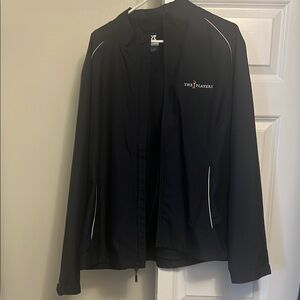 The Players Cutter & Buck Black Windbreaker Jacket
